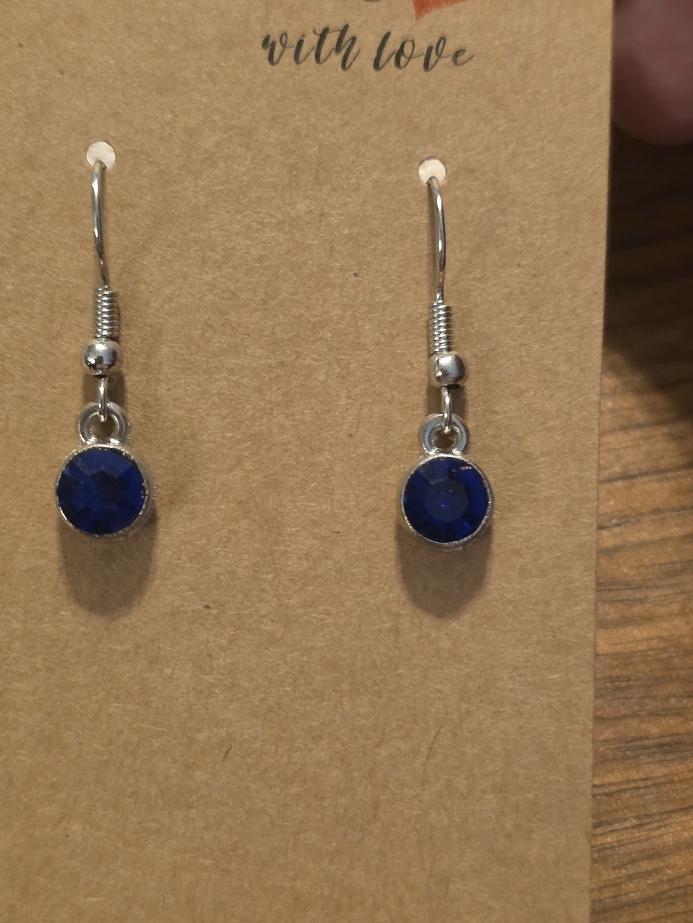 Blue Crystal Drop Earrings - Women Jewelry